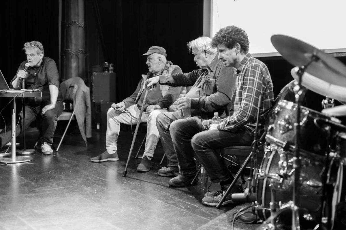 Johan, Torgrim, Morten, Rob på scenen